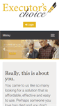 Mobile Screenshot of executorschoice.com